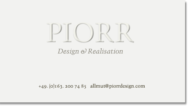 Piorr Design & Realisation